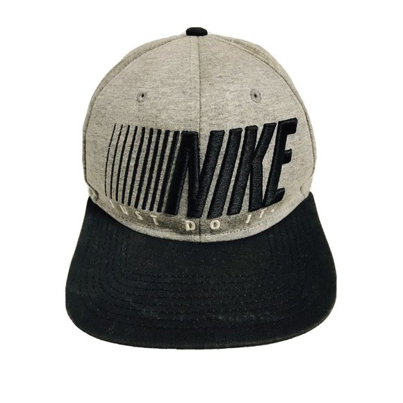 Nike Just Do It Cloth Snapback Distresssd Hat - Picture 1 of 11